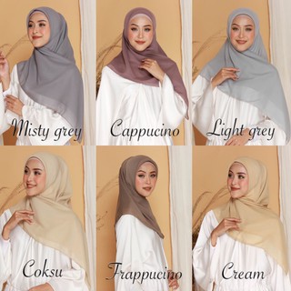 Jilbab Murah Hijab pollycotton BELLA SQUARE Kerudung Bela