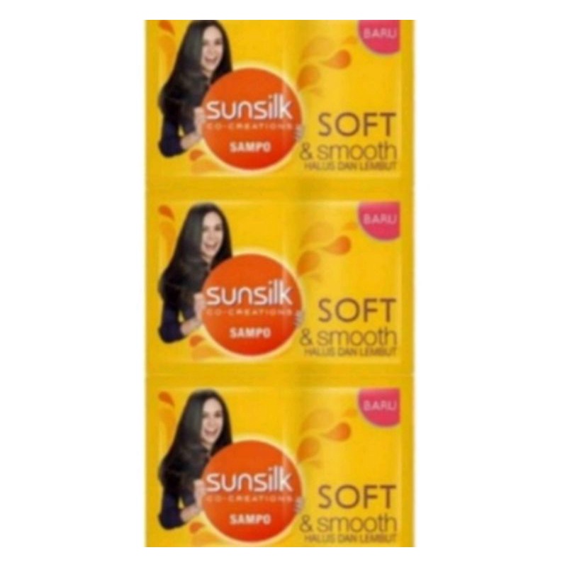 Shampo Sachet sunsilk 1 renceng isi 12 sachet