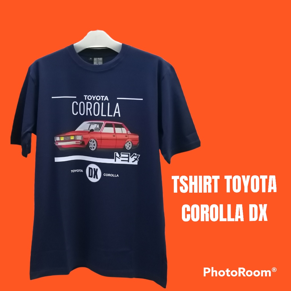 Jual KAOS TOYOTA COROLLA DX BIRU Shopee Indonesia