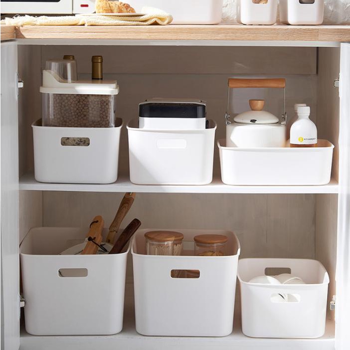 Kotak Penyimpanan Bin Serbaguna Pantry Korean Storage Box Organizer Box Kecil Sedang Besar - HW005