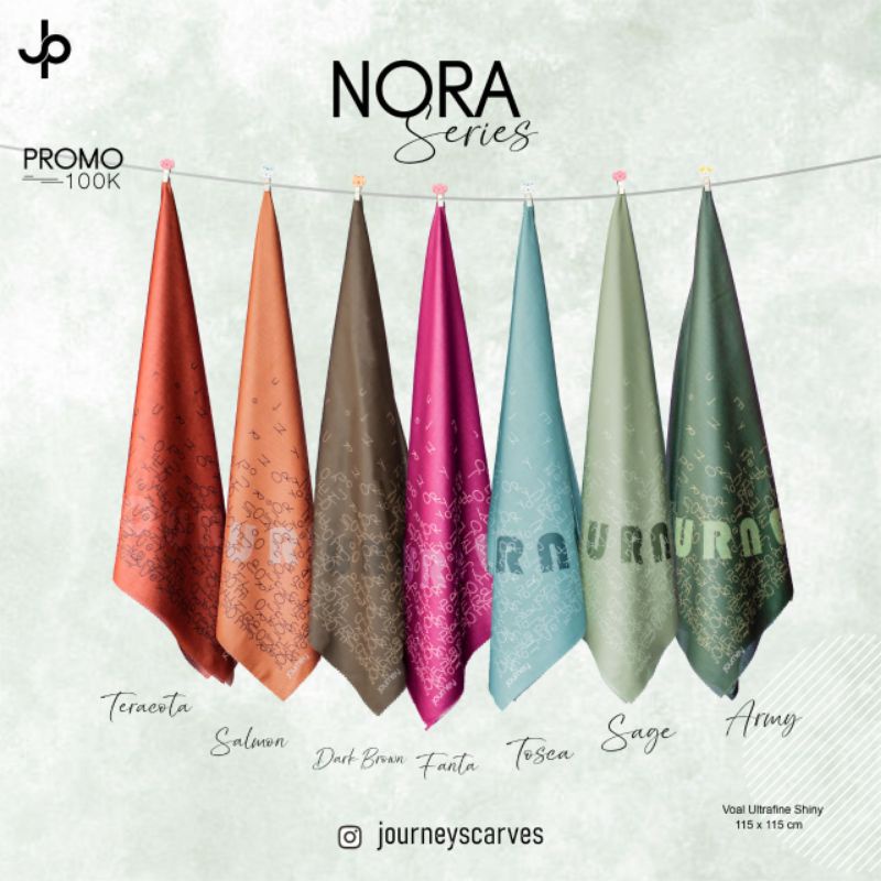 NORA SERIES by JP / Nora Series Journey / jilbab segi empat /