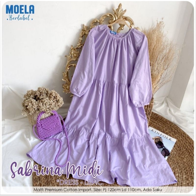 SABRINA MIDI DRESS ORI MOELA