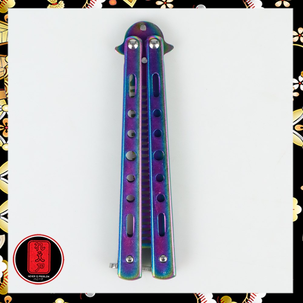 Sisir Besi Butterfly Balisong Multi-Color