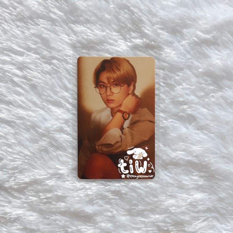 [BOOKED] pc photocard japan enhypen jay standard ver potter || pc jpn jay std ver coklat