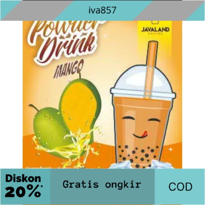 

PROMO BUBUK MINUMAN MANGO / MANGGA GRATIS ONGKIR