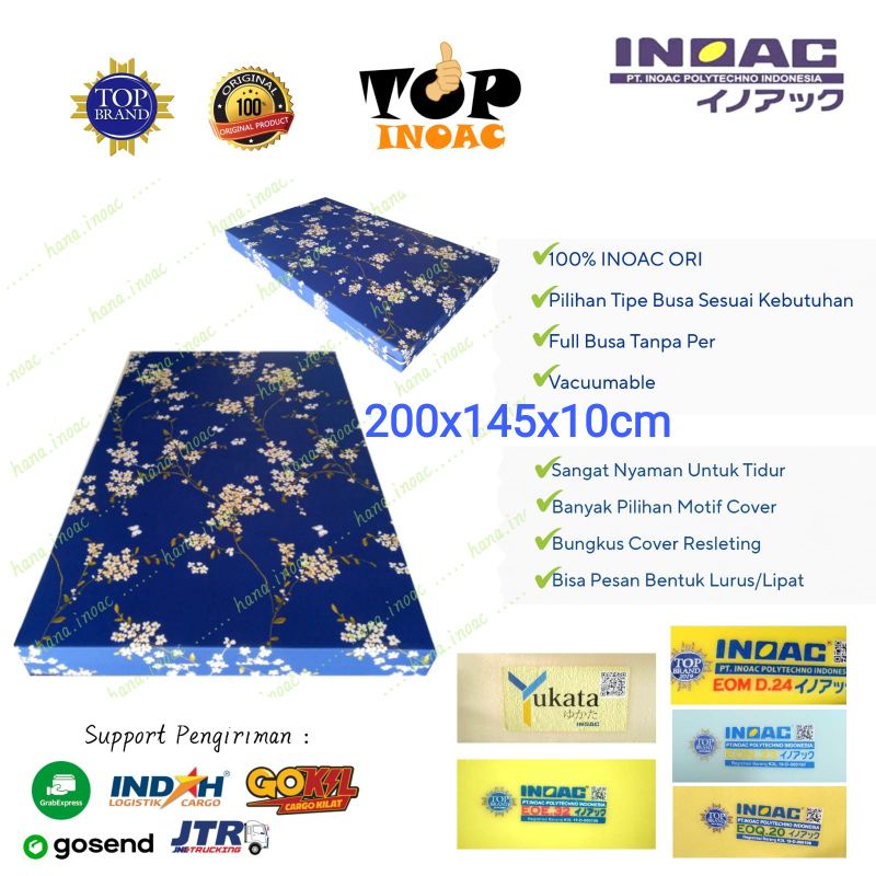 Inoac Kasur Busa / Kasur Lipat uk 145x200x10 cm