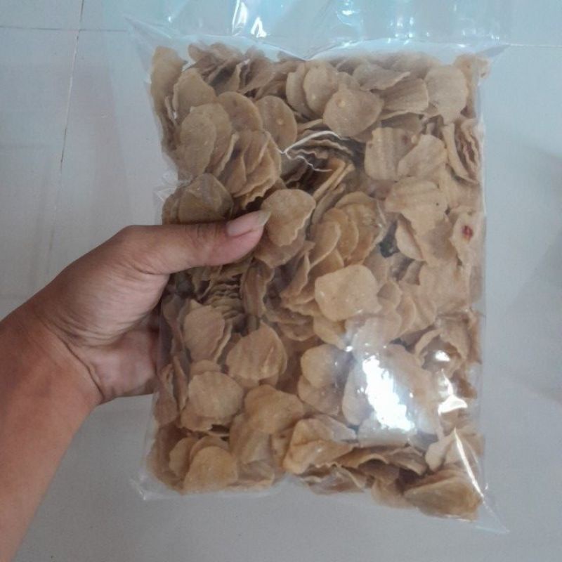 

krupuk selondok mentah 500gram