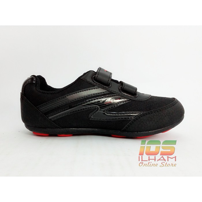 Sepatu Pro Att Fmc 920 V Size 31-34 Hitam Merah Sekolah Futsal