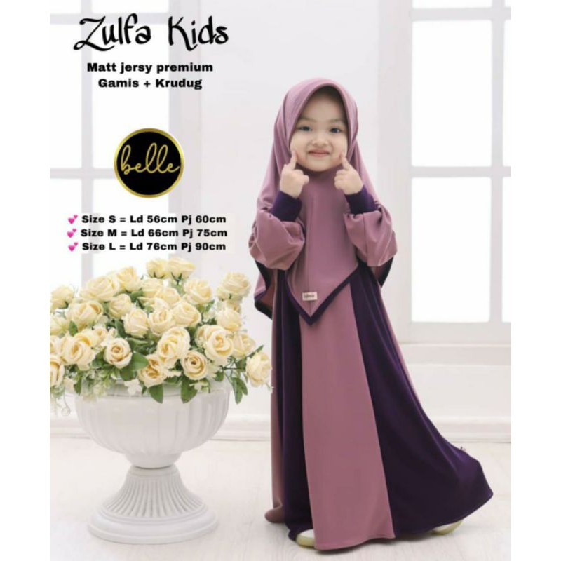 DRESS SYARI ANAK ZULFA KIDS
