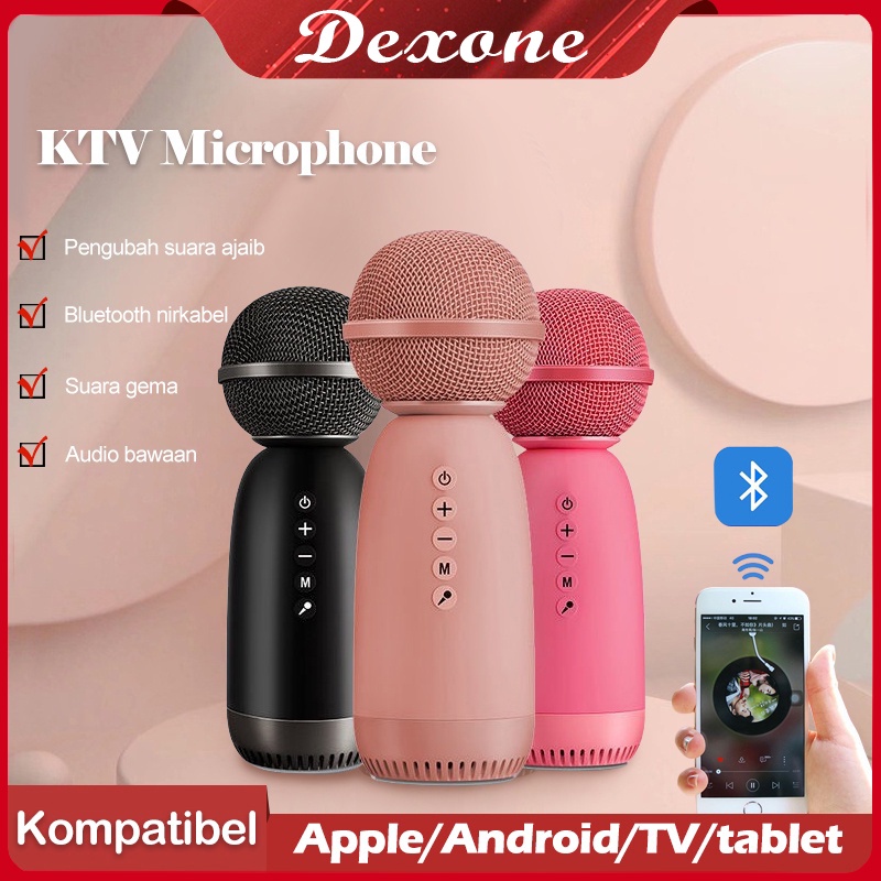 Jual Mic karaoke speaker Microphone Bluetooth Karaoke Smule Wireless