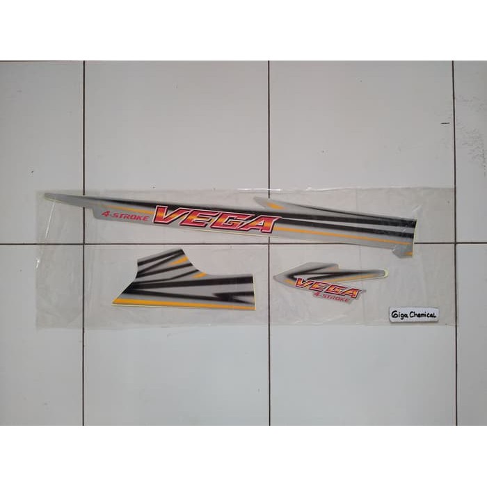 Striping Sticker lis Yamaha vega lama 2000 2001 2002 Silver