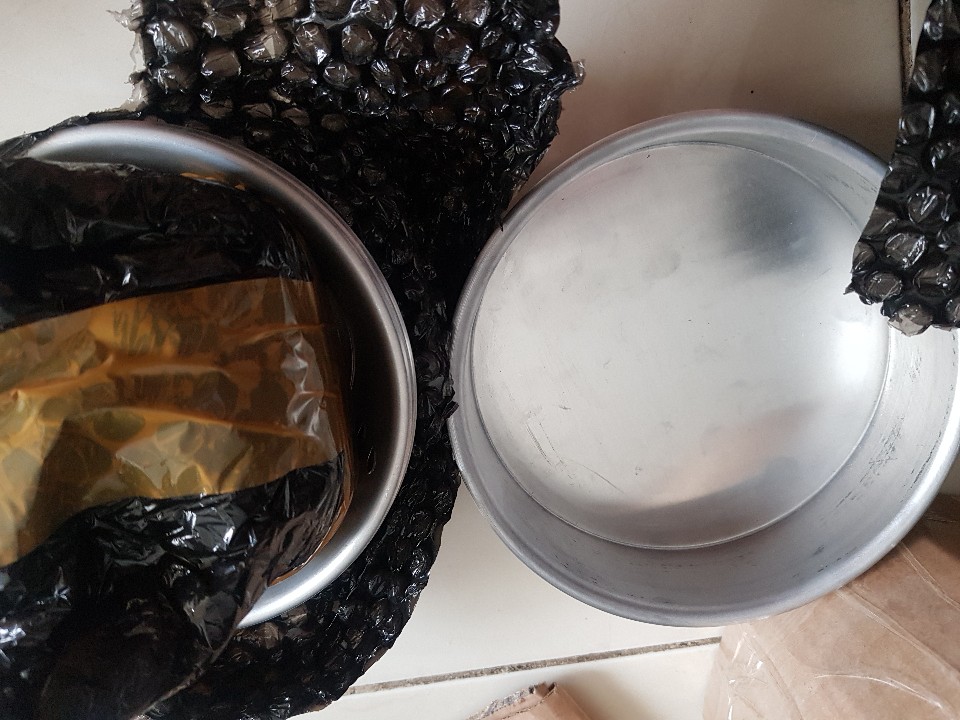 Cetakan Kue Loyang Bulat Press Tampa Sambungan 15cm 14cm Tinngi 4cm Tebal Bahan 0,8mm