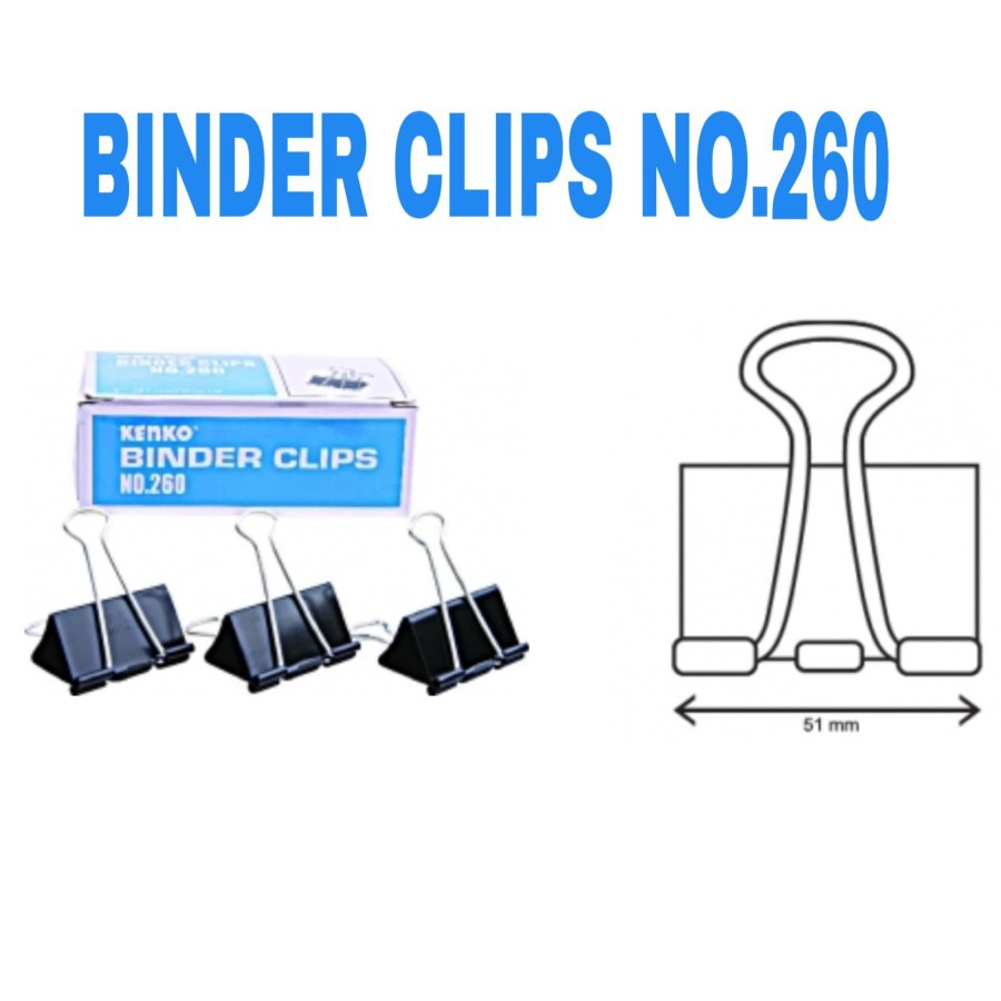 

Binder Clips No.260