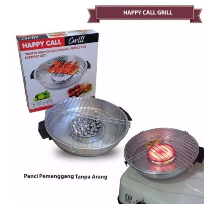 HAPPY CALL Grill Pemanggang / Panggangan Sosis , Ikan , Sate dll