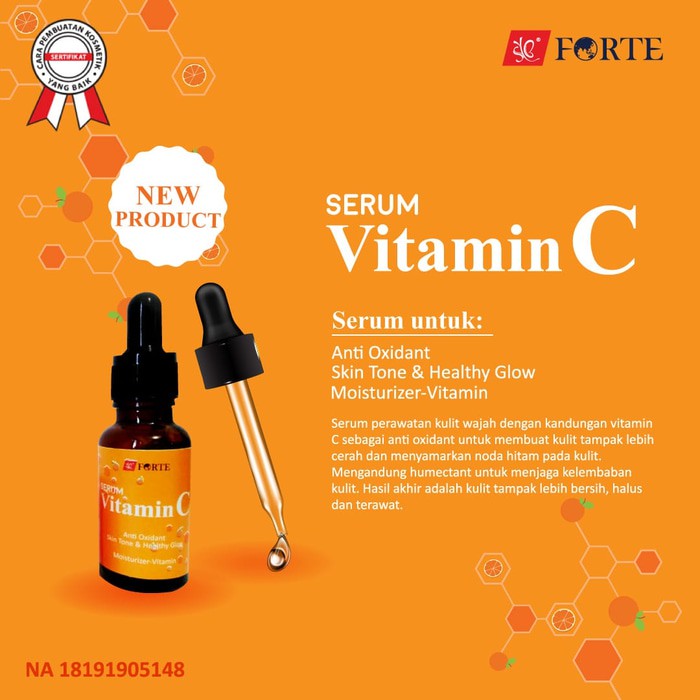 [BPOM] SYB FORTE SERUM VIT C DUS Orange / serum vitamin c SYB