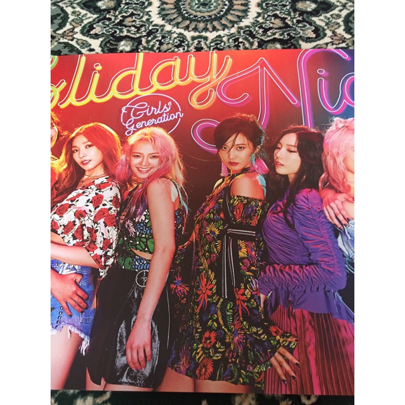 OFFICIAL POSTER 6th Album SNSD - Holiday Night