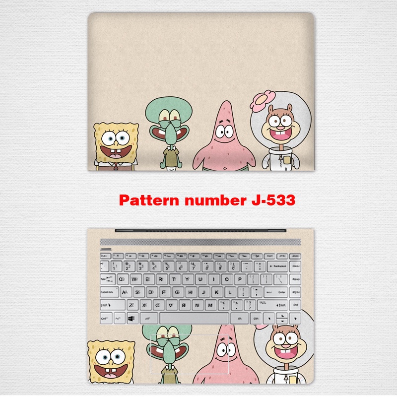 Stiker Skin Vinyl 2 Sisi Untuk Laptop HP 11 / 12 / 13 / 14 / 15 / 17 Inch 450 g 8 war x15 sharp dragon 855 G7.6 g-45