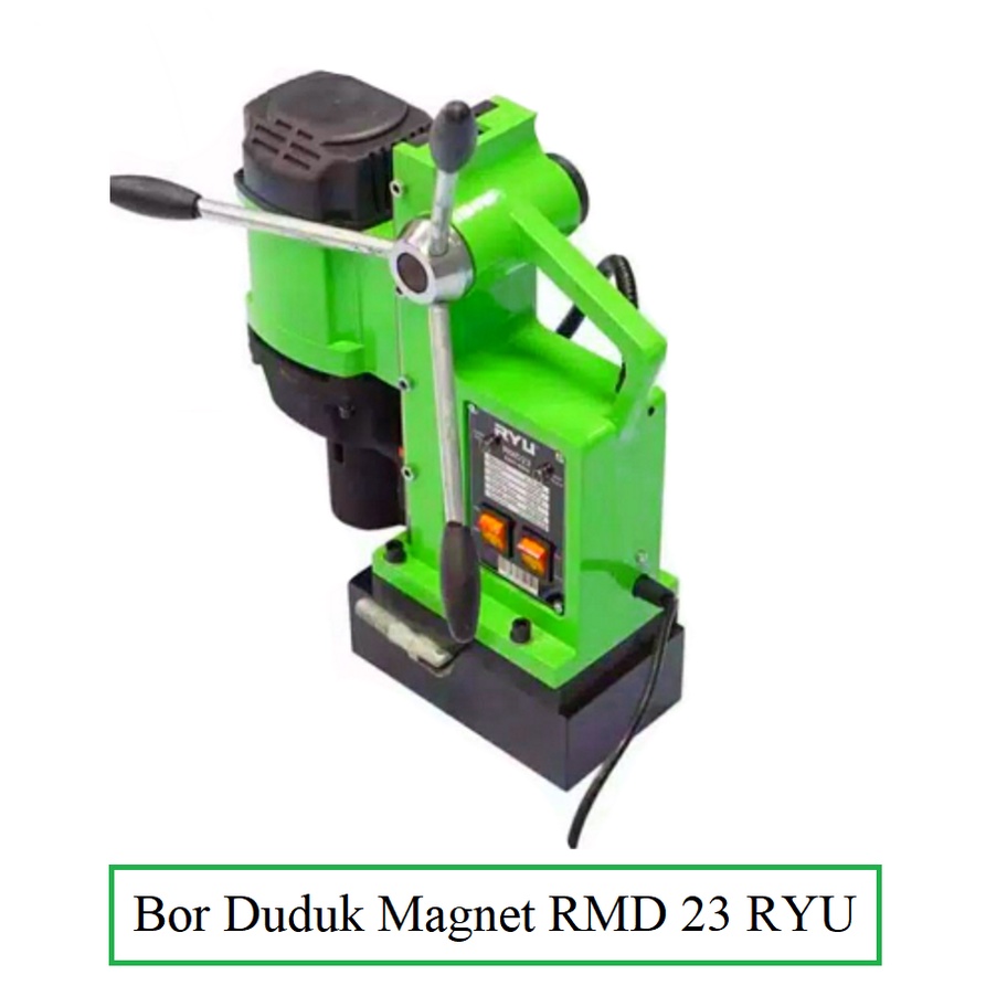 RYU RMG 23 Mesin Bor Magnet RMD 23 mm Magnetic Drill RMD23 23MM / Mesin Bor Magnet Duduk / Bor Duduk Magnet 23mm MURAH ORIGINAL BERGARANSI