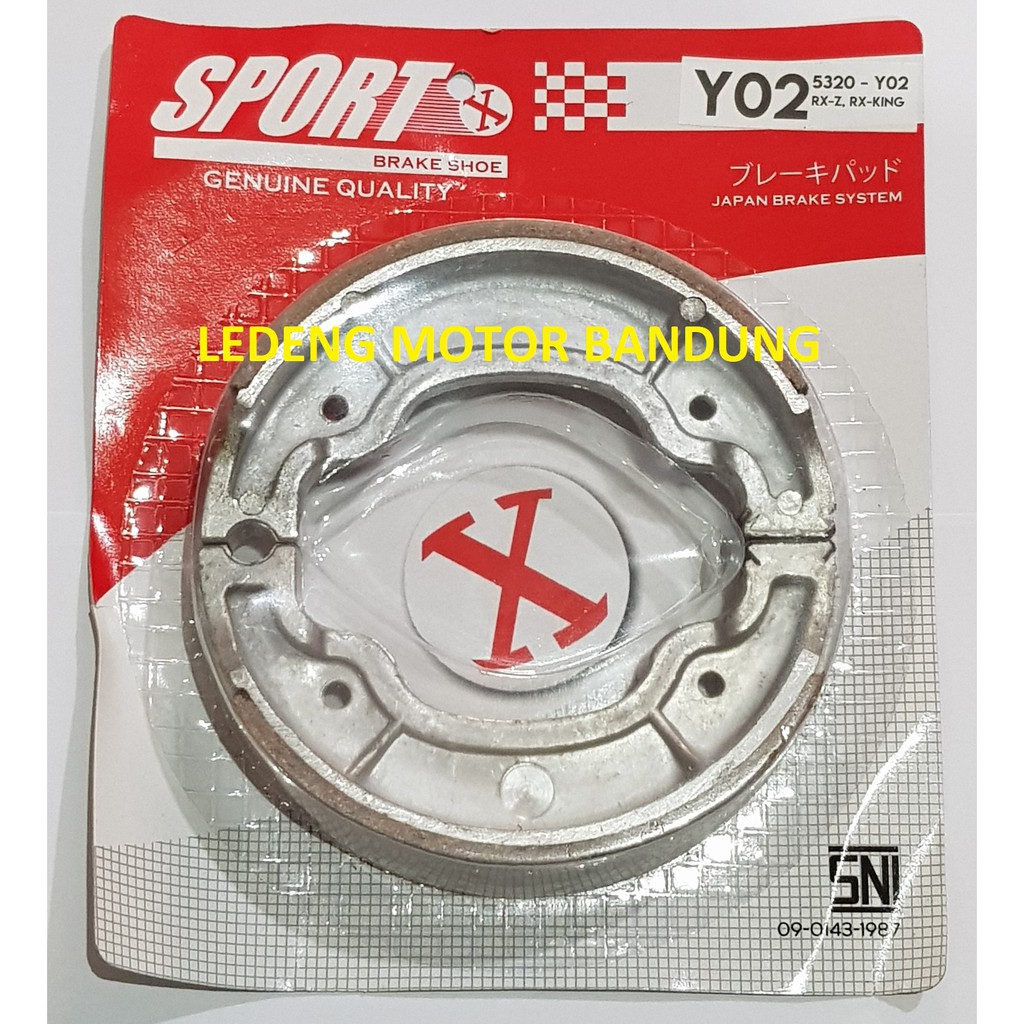 Kampas Rem Belakang Tromol RX King RX-Z Scorpio RX-K New Yamaha Sport