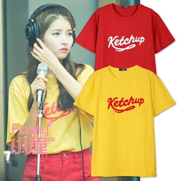 BAJU KAOS GFRIEND SOWON KETCHUP