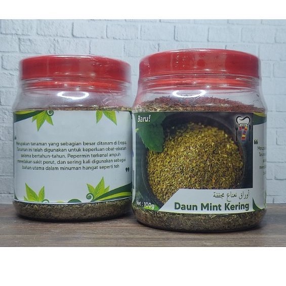 

Dried Mint Leaf 100 Gram Daun Mint Kering Nakna Cocok buat Minuman dan Teh