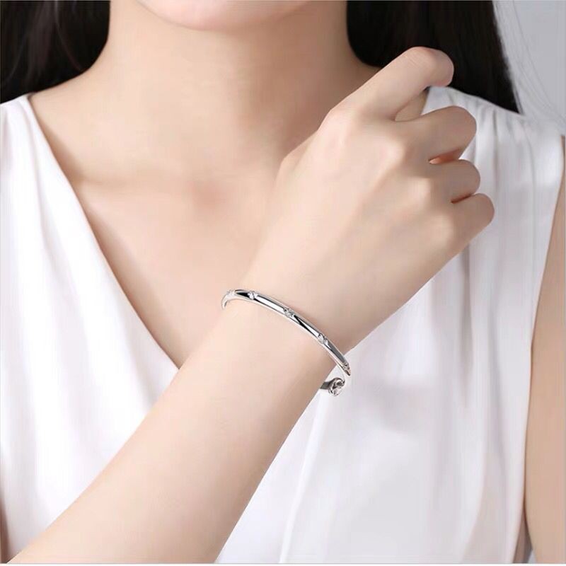 925 perak sterling gelang empat daun semanggi gelang fashion perhiasan wanita /Four leaf clover bracelet fashion jewelry women