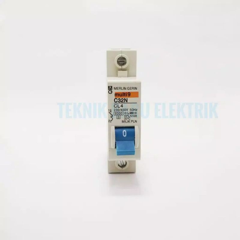 MCB MULTI9 BIRU 4 AMPERE MERLIN GERIN PLN 900W