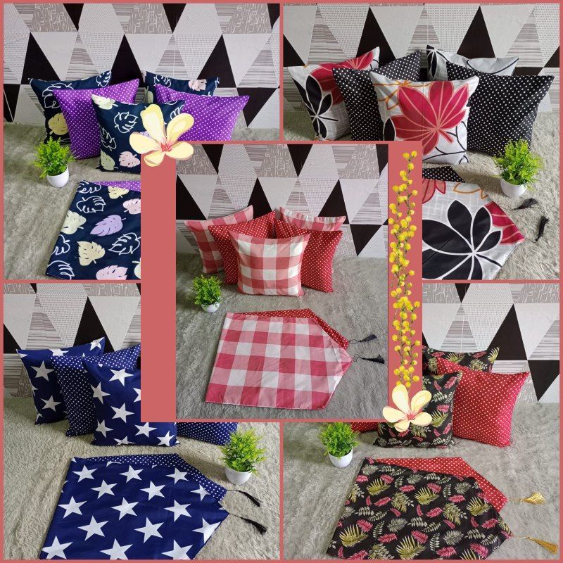 Bantal Sofa Set dan Taplak Meja