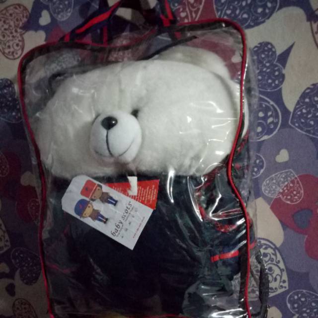 Gendongan depan baby scots