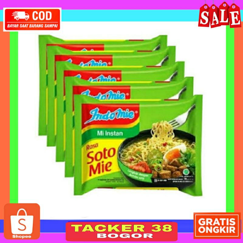 

INDOMIE MIE INSTANT RASA SOTO MIE 70 GR