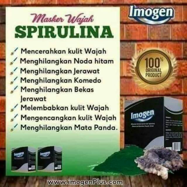 Imogen Gamat Spirulina Mendetox Racun Dalam Tubuh Sebagai Masker Wajah Indonesia