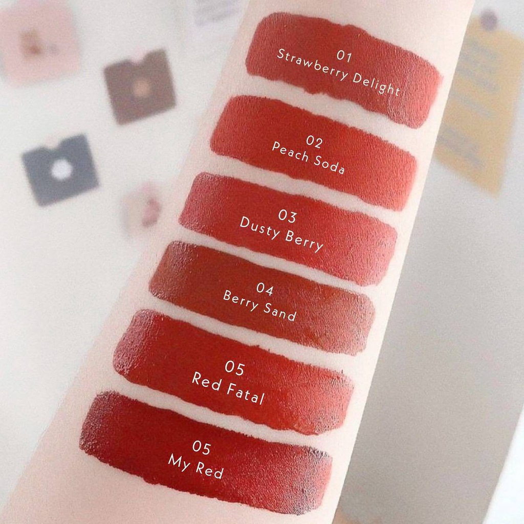 ORIGINAL KISS BEAUTY STRAWBERRY VELVET LIP GLOSS KODE 70282