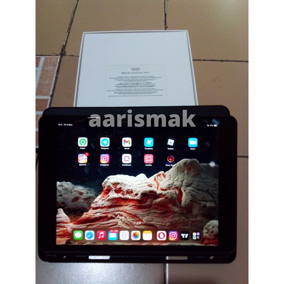 Ipad 9 2021 Warna Grey BNOB Wifi Only Free Softcase Tempered Glass