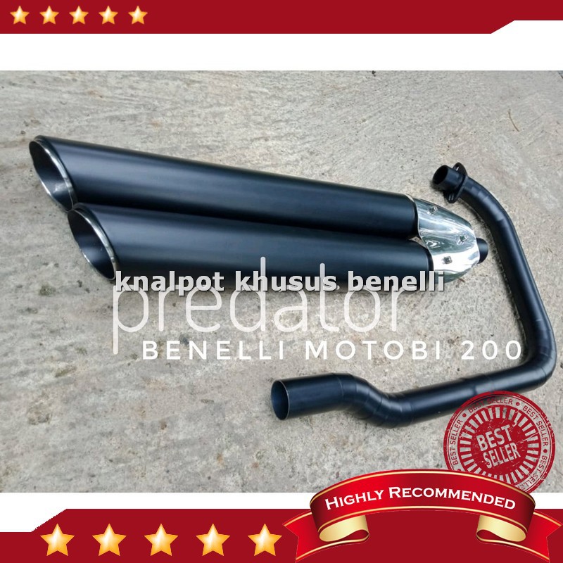 Harga knalpot benelli motobi 200 efi