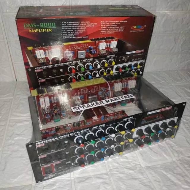 Kit Amplifier Stereo Digital Mixing Karaoke DMS-9000