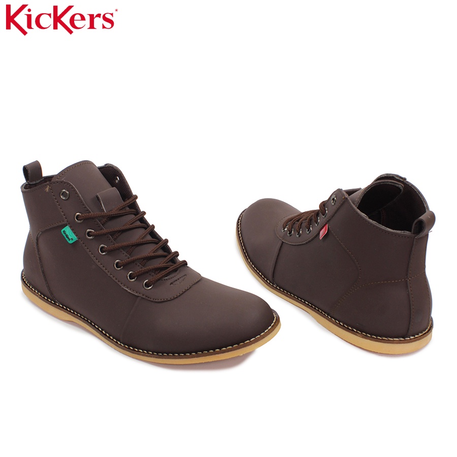 BAYAR DI TEMPAT!!! Sepatu Pria Kickers Bandit Semi Boots Kasual Kerja Murah Terlaris