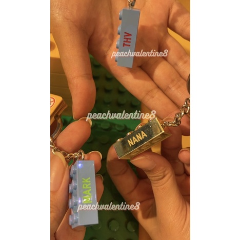 [BACA DESKRIPSI] jastip gantungan kunci Lego Keyring Keychain custom nama
