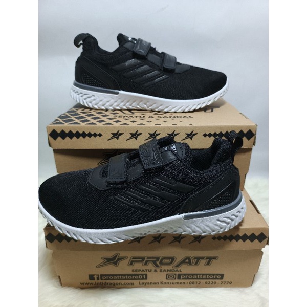 SEPATU PROATT  TEC  VECRO TANGGUNG ,SEPATU SEKOLAH ANAK SD,SEPATU CASUAL ANAK COWOK DAN CEWEK SIZE DARI 34 -37