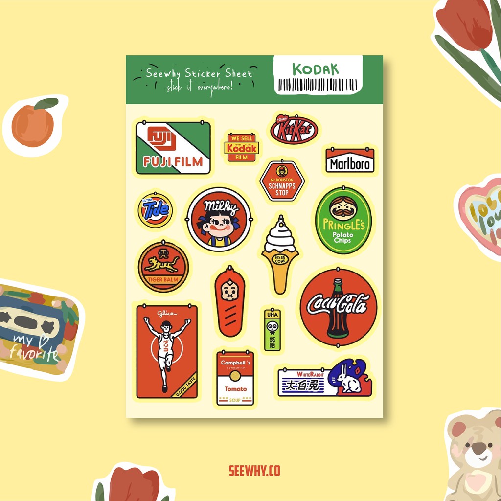 

Kodak sticker sheet (A6)