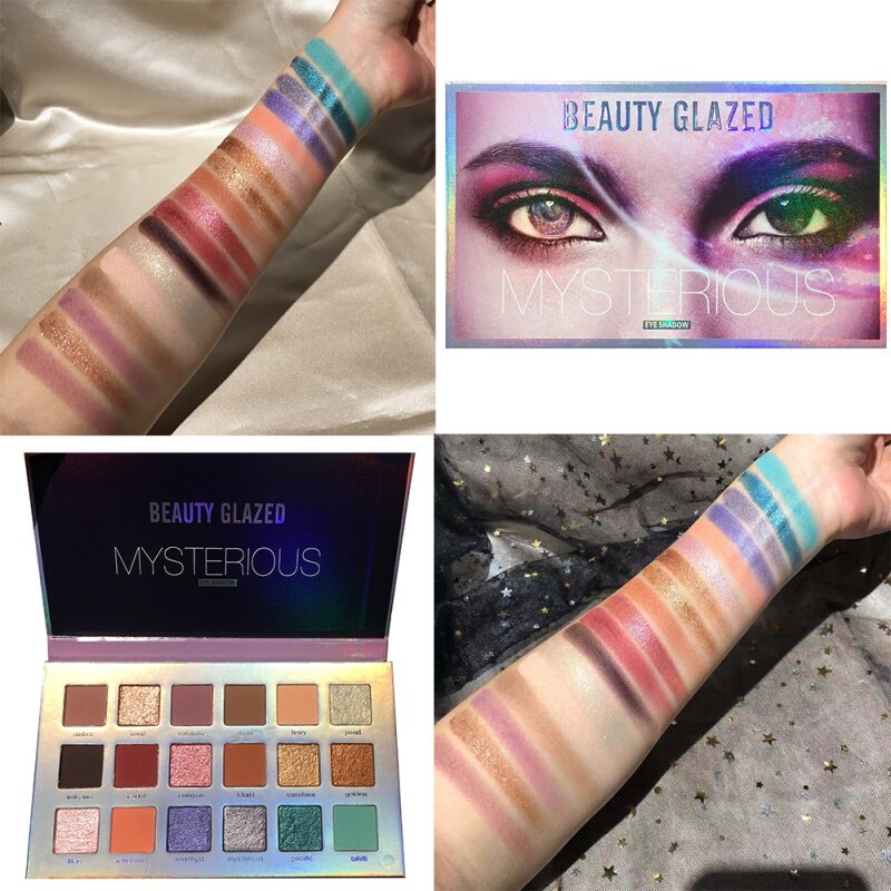 Beauty Glazed Mysterious Eyeshadow 18 Color Eyeshadow Glitter Eyeshadow Palette Beauty Glazed Eyeshadow Palette Eyeshadow Beauty Glazed Eyeshadow Beautyglazed