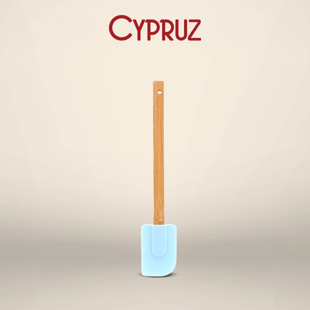 Cypruz Utensil: Gg.Bambu+Silicone: Spatula Kotak BIG 24/360X1