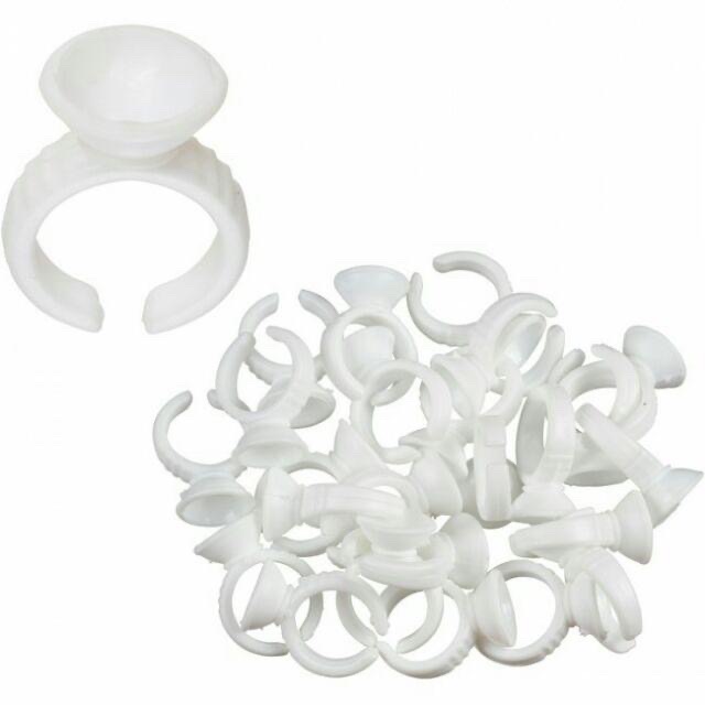 RING GLUE 1 PACK ISI 100 EYELASH EXTENSION UNTUK TEMPAT LEM 1 pack isi 100 pcs