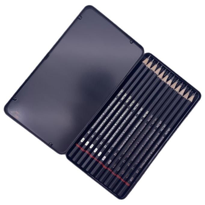 

TERBARUU!! Set Pensil Sketsa Sketch Drawing Alat Lukis gambar menggambar 2H-8B TERBARU