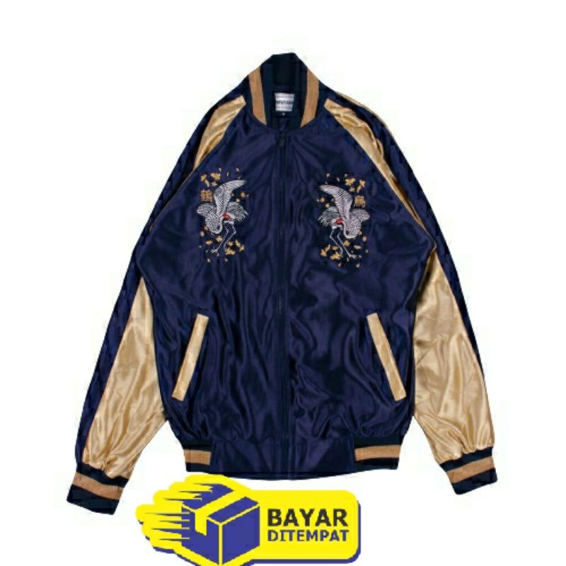 Jaket sukajan tsuru tori/jaket sukajan murayama/jaket sukajan jepang
