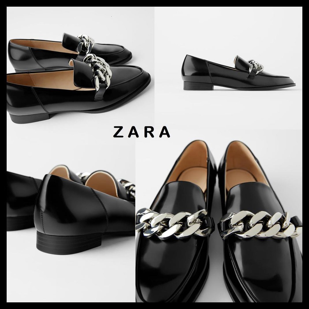 {BISA COD} Zara Loafers with Premium Chain OBRAL Kode 750