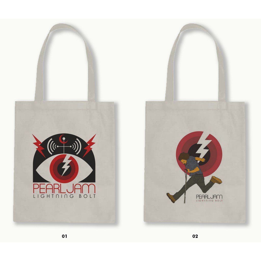 TOTE BAG BLACU - PEARL JAM/GRUNGE