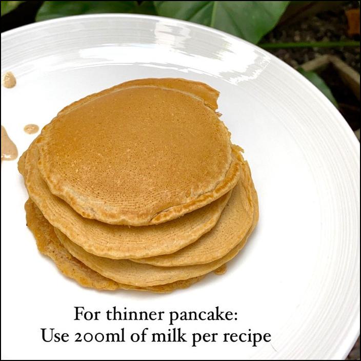 

Oat Pancake Kit OatBarn | Premiks Pancake 250 Gram + 2x250ml Oat Milk