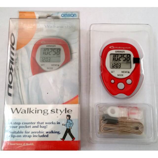 Pedometer omron walking style