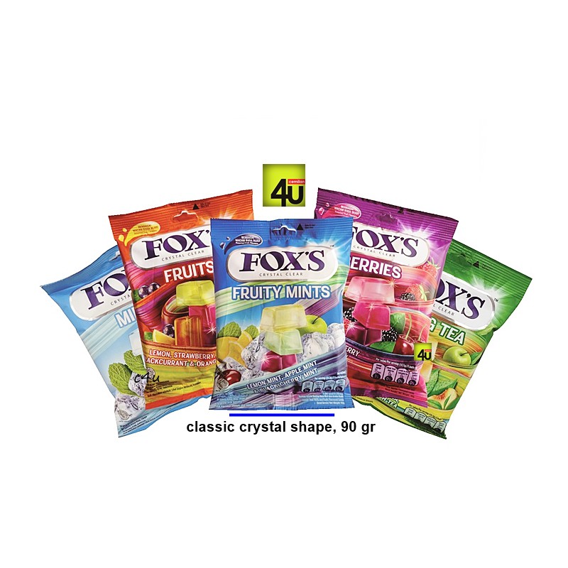 

FOX'S Crystal Clear Candy - Refill Zak 90 gr