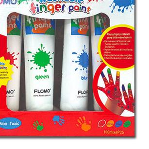 

❈ Finger Paint Set Washable Non Toxic Paint Color ☆